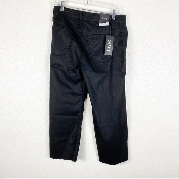 NWT Nordstrom SIWY Black Hailey Wide Leg Pants - Picture 7 of 8